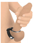 Cock Gear Leather and Steel Cock & Ball Ring