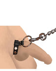 Cock Gear Leather and Steel Cock & Ball Ring