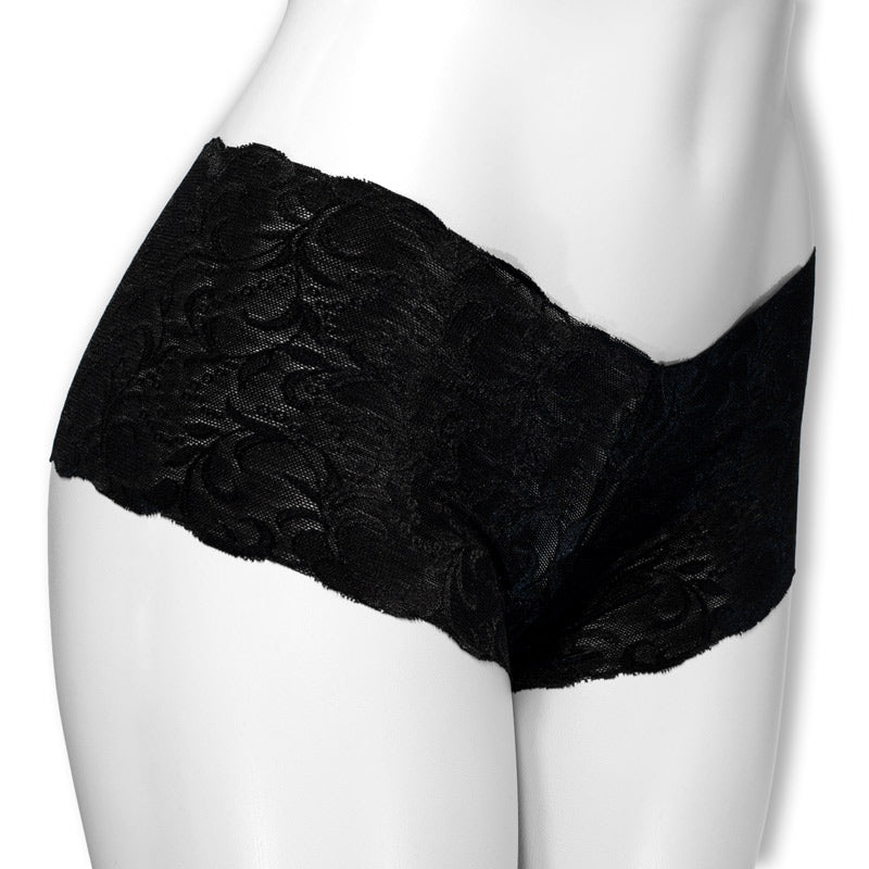 La Lure Raven Lace Boyshort Panties