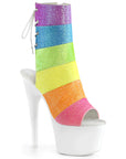 ADORE-1018 Rainbow Glitter Heel