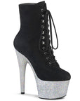 ADORE-1020 Mini Glitter Suede Heel