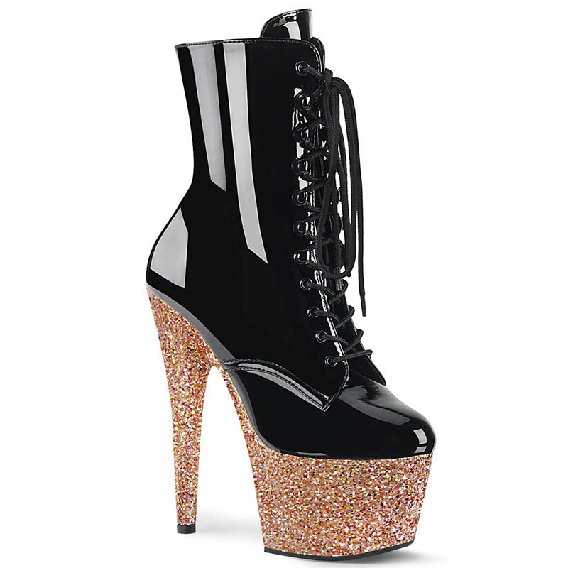 ADORE-1020 Multi Glittered Heel