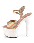 ADORE-709 Holographic Strap With Glitter Heel