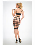 Adore Leia Luscious Cage Skirt With Provacative Lace Bra