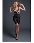 Adore Leia Almost Nude Elegance With A Twist Mesh Dress
