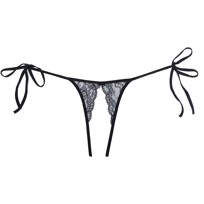 Allure Open Lace Panty, With Tie Up Sides