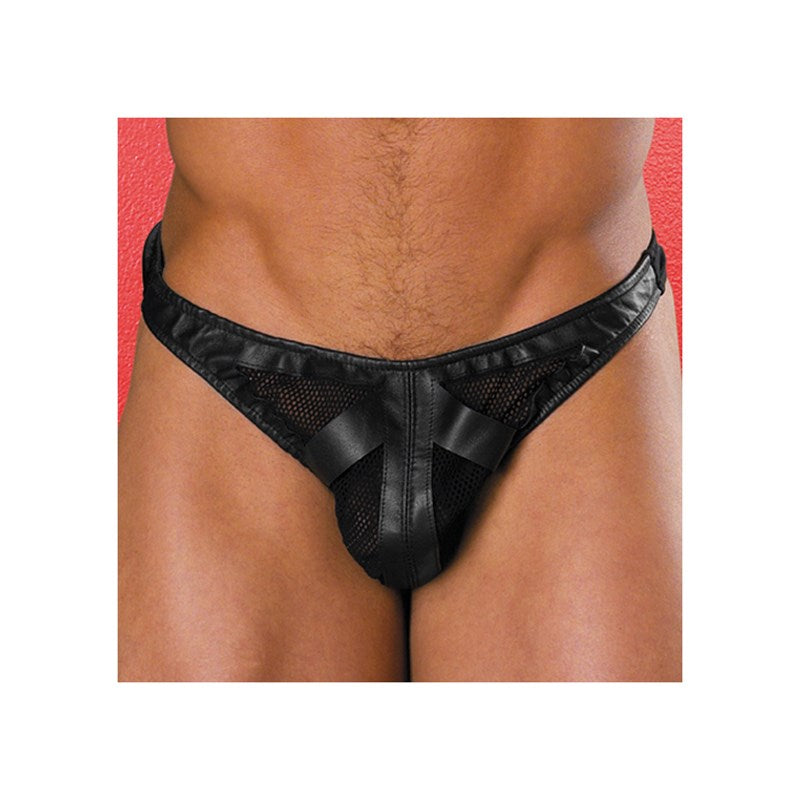 Mens Leather Wild Thong