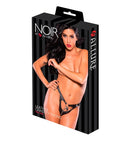 Noir Leather Chasity Thong