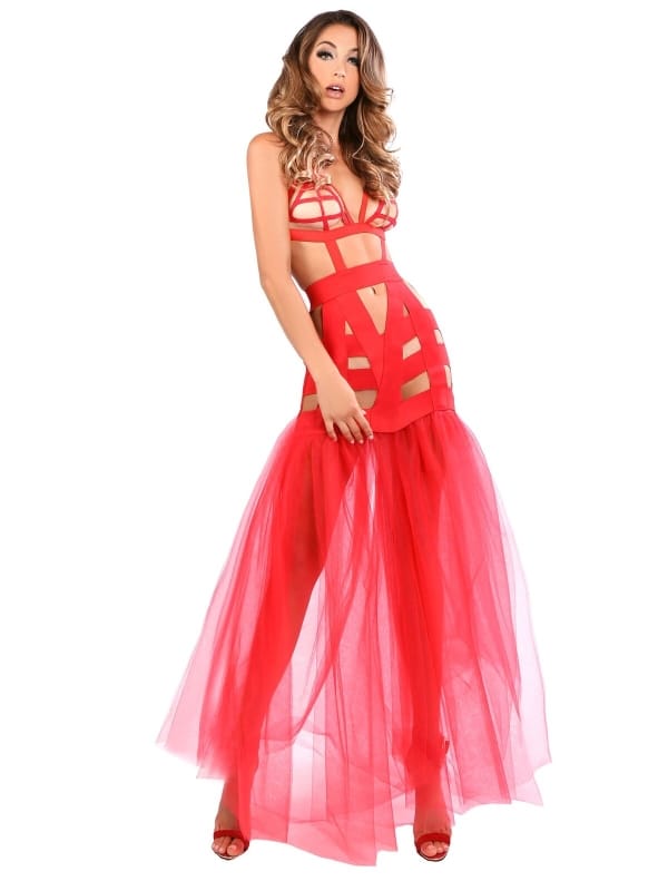 Adore Im Your Fantasy Mermaid Dress With Tulle Tail