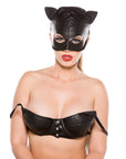 Lamb Touch Faux Leather Mask