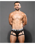 Andrew Christian Sexy Mesh Garter Thong with Almost Naked