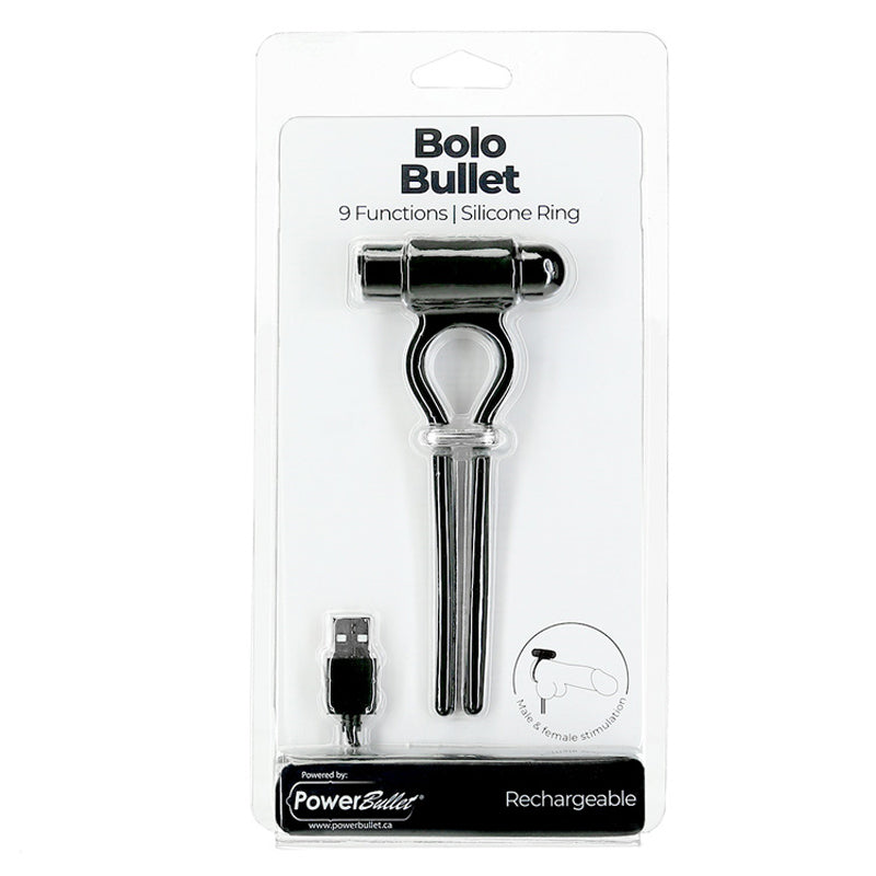 Bolo Adjustable Penis Ring With Mini Powerbullet