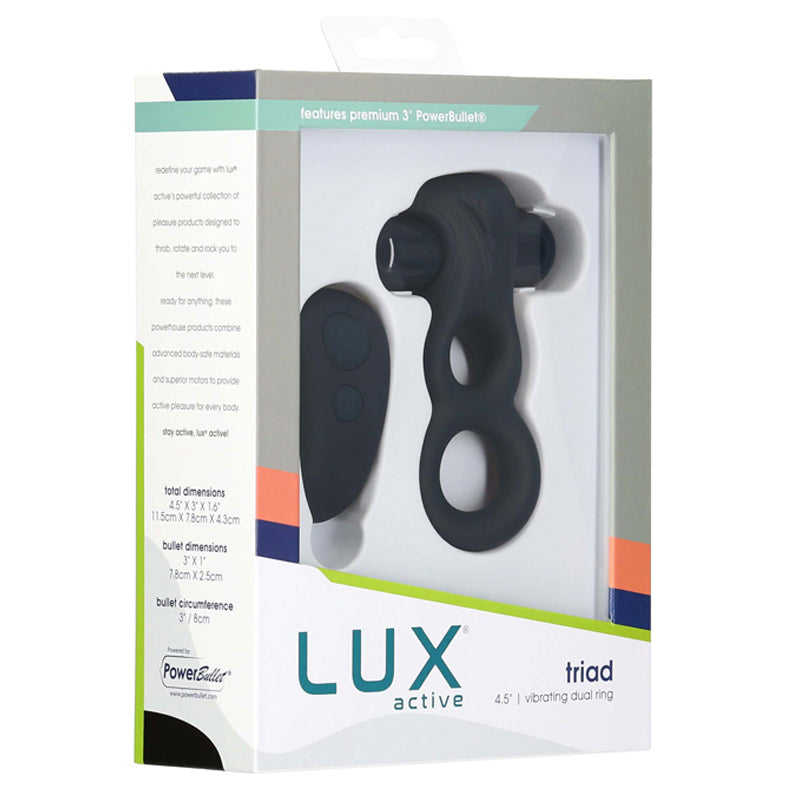 Lux Active - 4.5 Inch Vibrating Dual Ring