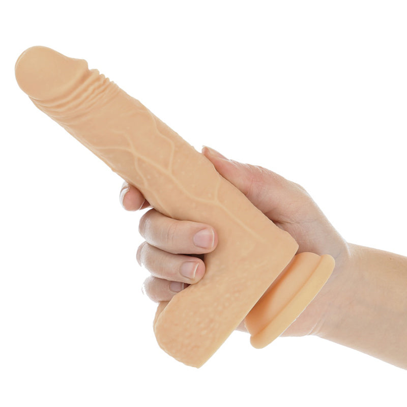 Naked Addiction 7.5 Inch The Freak Vibrating, Rotating &amp; Thrusting With Remote