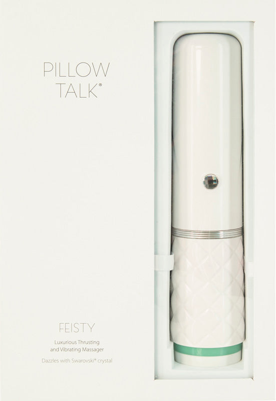 Pillow Talk - Feisty Luxurious Thrusting &amp; Vibrating Massager