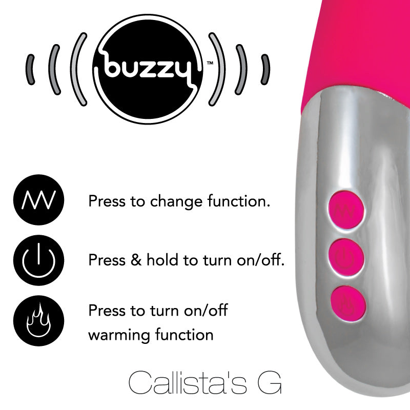 Buzzy Callista&#39;s G Premium Rechargeable G-spot Vibe