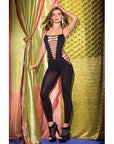 Footless Bodystocking With Cut Outs