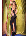 Footless Bodystocking With Cut Outs