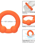 Alpha Liquid Silicone Dual Ball Ring