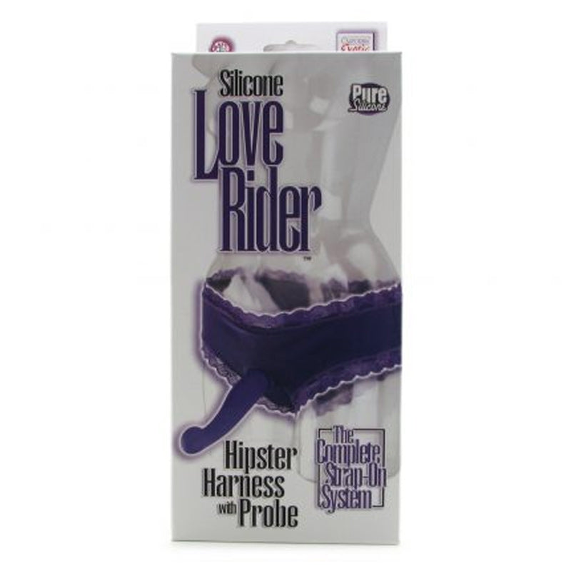 Silicone Love Rider Hipster Harness with Probe
