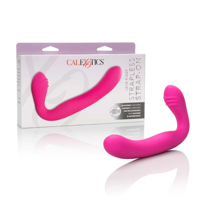 Rechargeable Silicone Love Rider Strapless Strap On