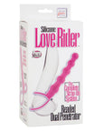 Silicone Love Rider Beaded Dual Penetrator