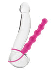 Silicone Love Rider Beaded Dual Penetrator