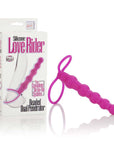 Silicone Love Rider Beaded Dual Penetrator