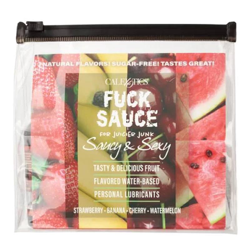 Fuck Sauce Flavoured Waterbased Personal Lubricant Variety Pack