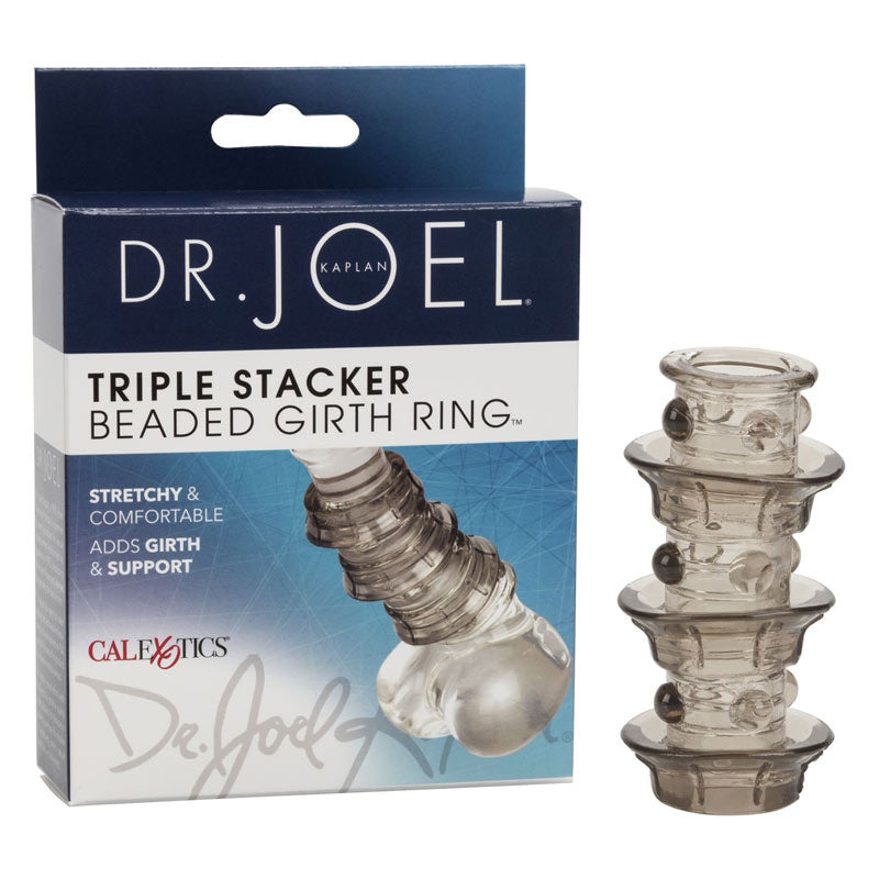 Dr. Joel Kaplan Beaded Girth Ring Triple Stacker