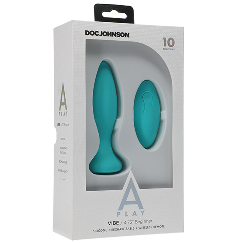 A-Play - Vibe - Beginner - Rechargeable Silicone Anal Plug with Remote