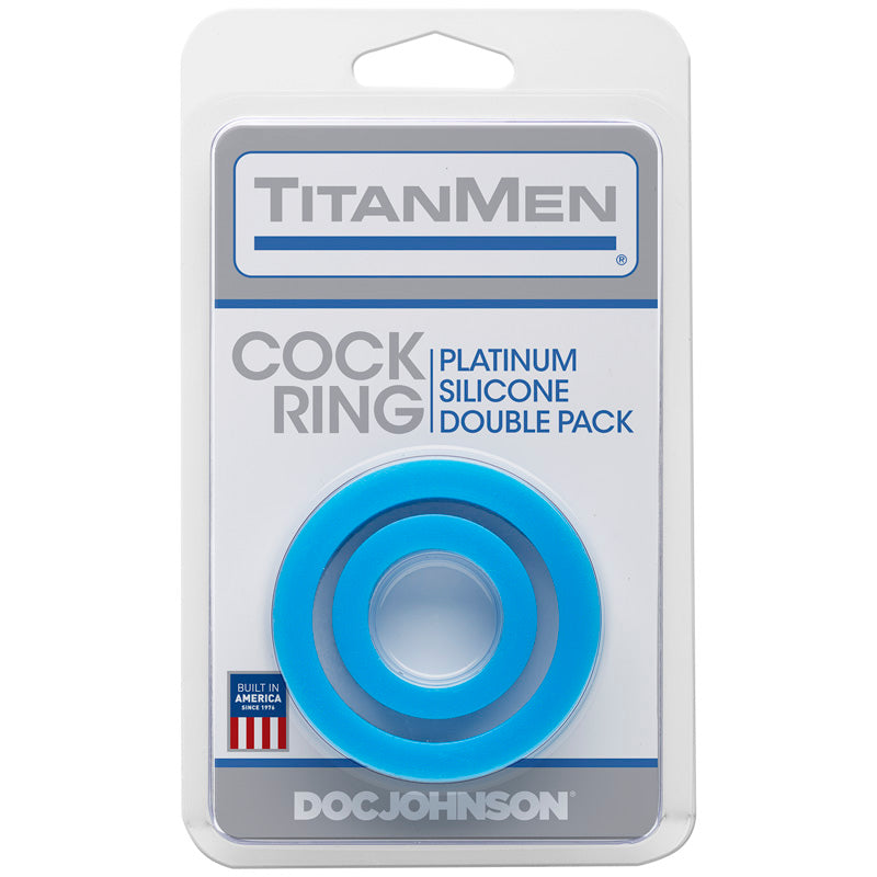 TitanMen Silicone Cock Rings Double Pack