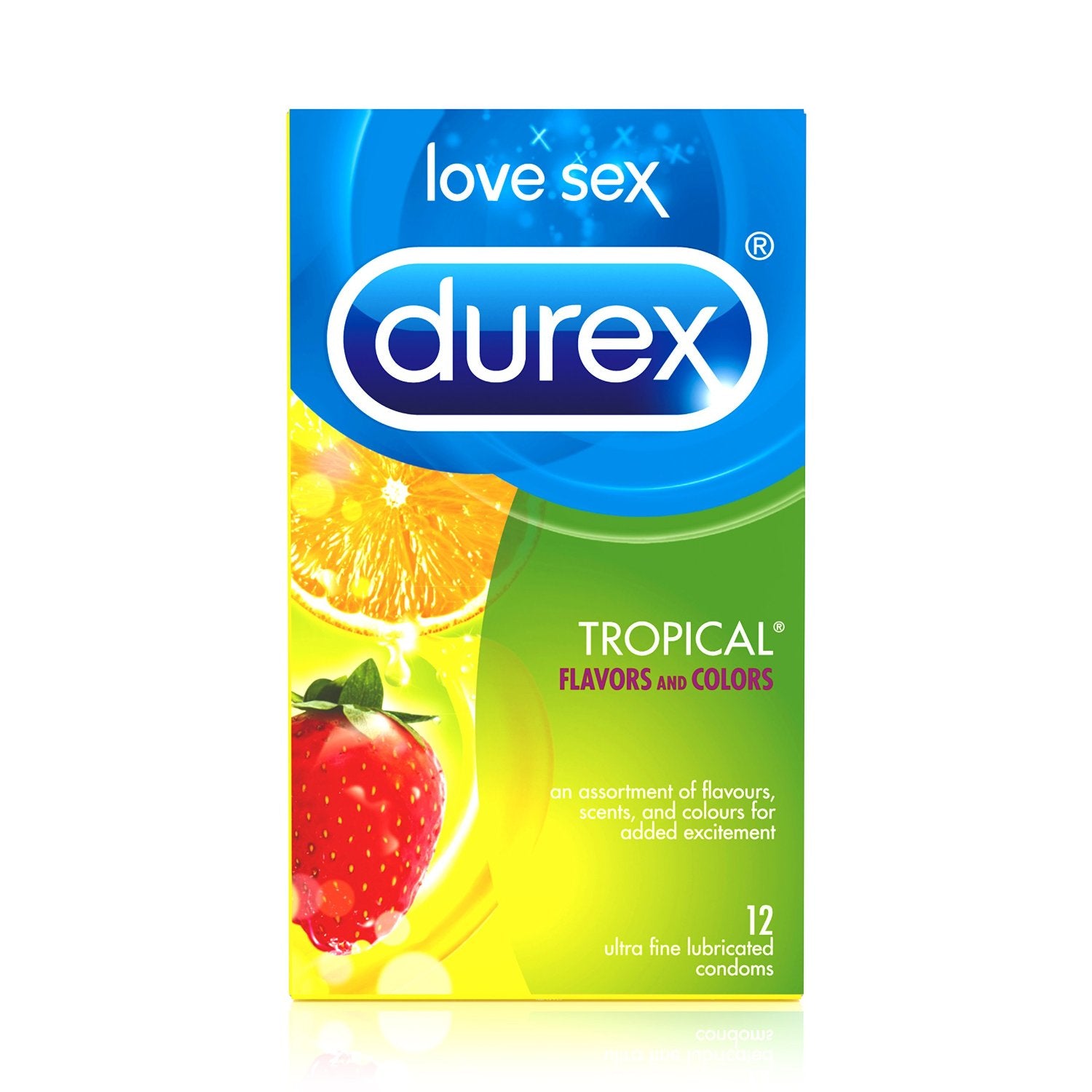 Durex Tropical Flavours 12pk Condoms