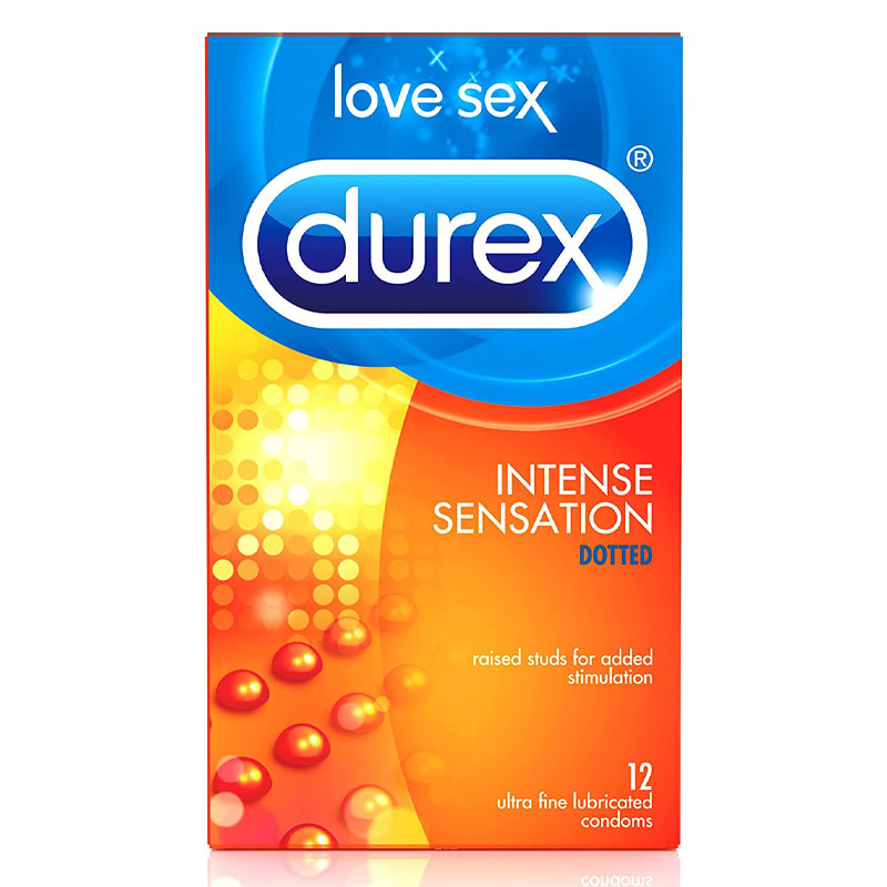 Durex Intense Sensation Lubricated Condoms