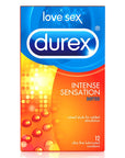 Durex Intense Sensation Lubricated Condoms