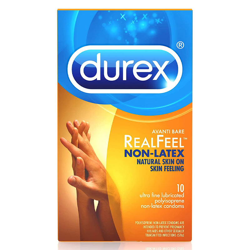 Durex Real Feel - Latex Free 10 Pack Condoms