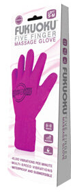 Fukuoku Five Finger Vibrating Massage Glove Left Hand - Non-retail Packaging