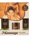 Earthly Body Hemp Seed Massage in a Box Gift Set