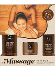 Earthly Body Hemp Seed Massage in a Box Gift Set
