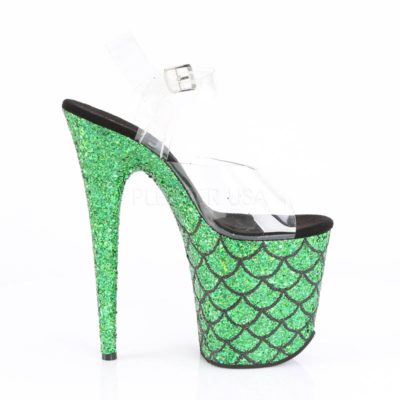 FLAMINGO-808 Mermaid Glitter Heel