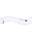 6 Inch Clear Curved G-spot Glass Dildo