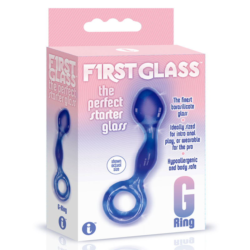 The 9s First Glass Ring Anal And Pussy Stimulator