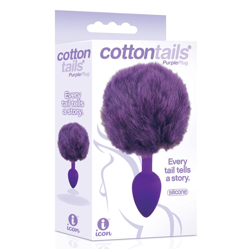 The 9s Cottontails Silicone Bunny Tail Butt Plug