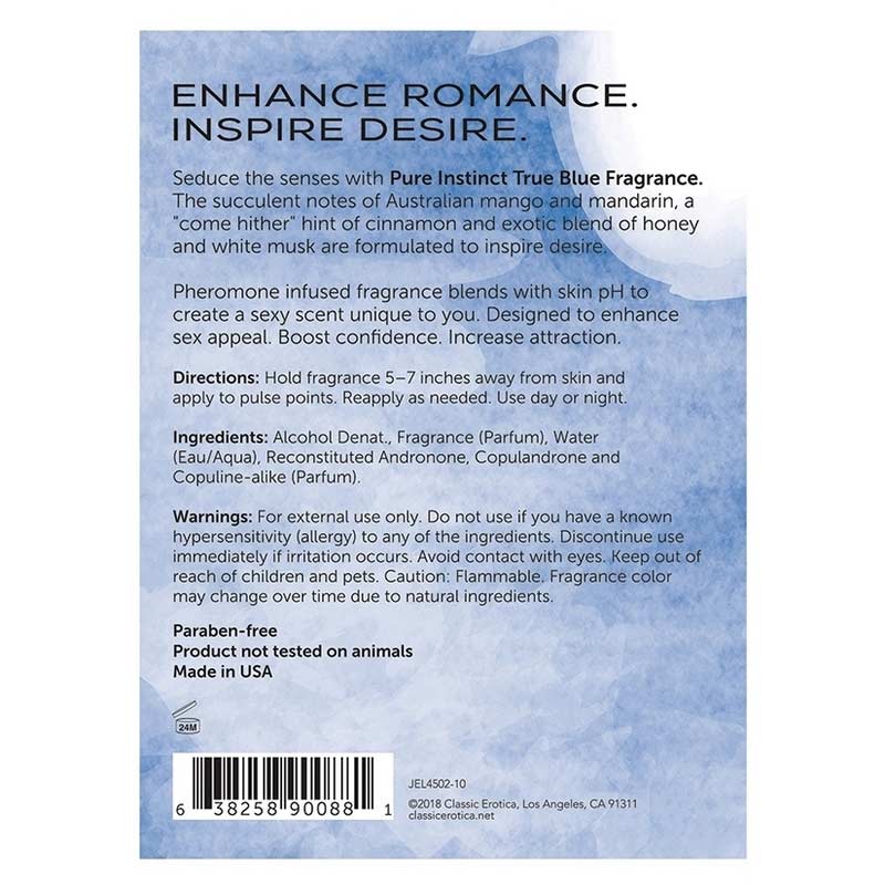 Pure Instinct Pheromone Fragrance True Blue