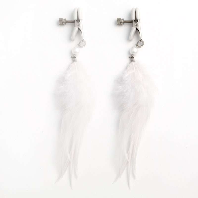 Kink Collection Feather Alligator Nipple Clamps