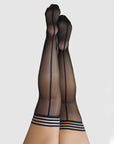 Kixies Lois Thigh Highs with Back Seam