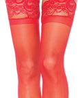 Leg Avenue - Stay Up 3 Inch Lace Top Lycra Sheer Thigh High