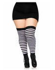 Leg Avenue - Nylon Stocking With Stripe