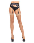 Leg Avenue - Fishnet Thigh High With 3 Inch Stretch Lace Top