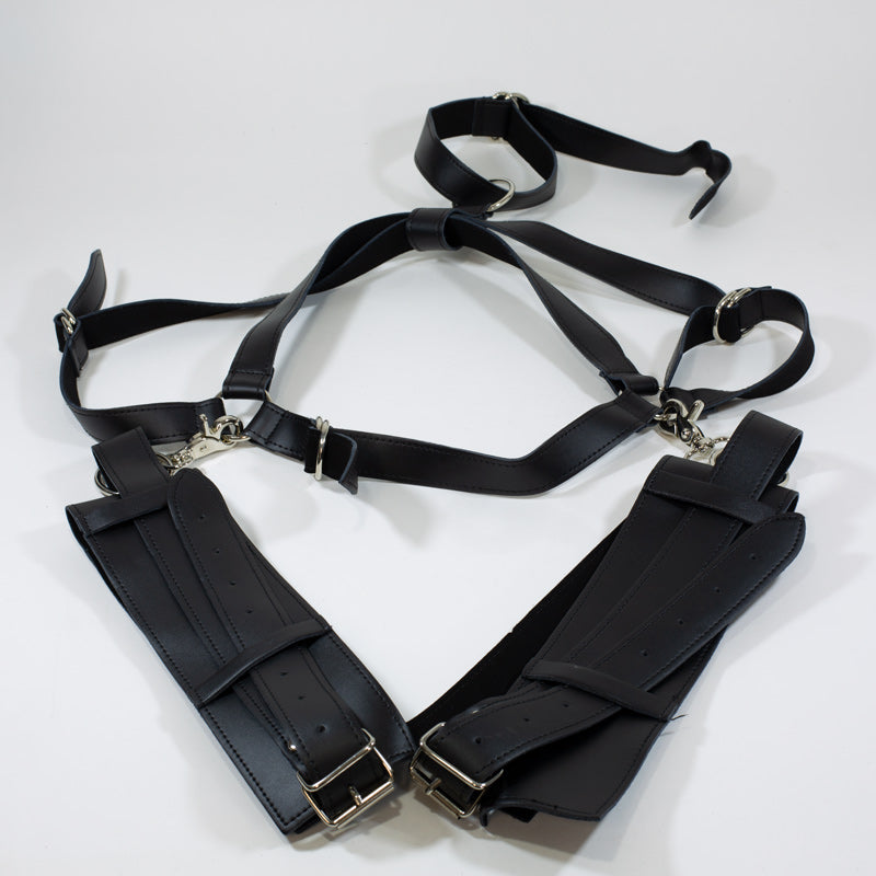Open Wide Chest To Thigh Harness - Packed In Sealed Foil Bags
